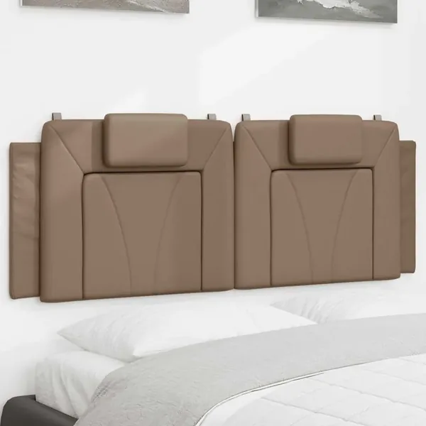 Coussin de tête de lit Viana cappuccino 120 cm similicuir