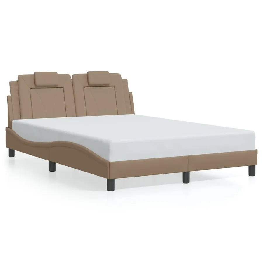Cadre de lit Viana avec LED sans matelas cappuccino 120x200 cm - 5