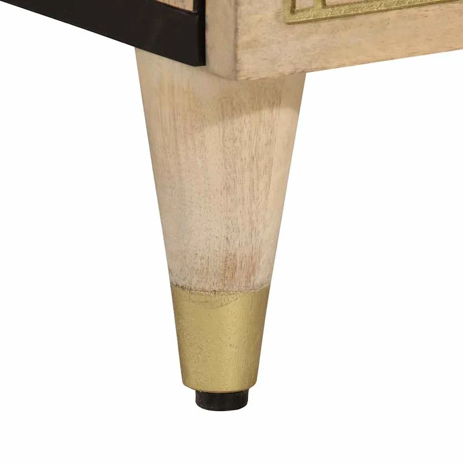 Buffet 40x33x110 cm bois de manguier massif - 10