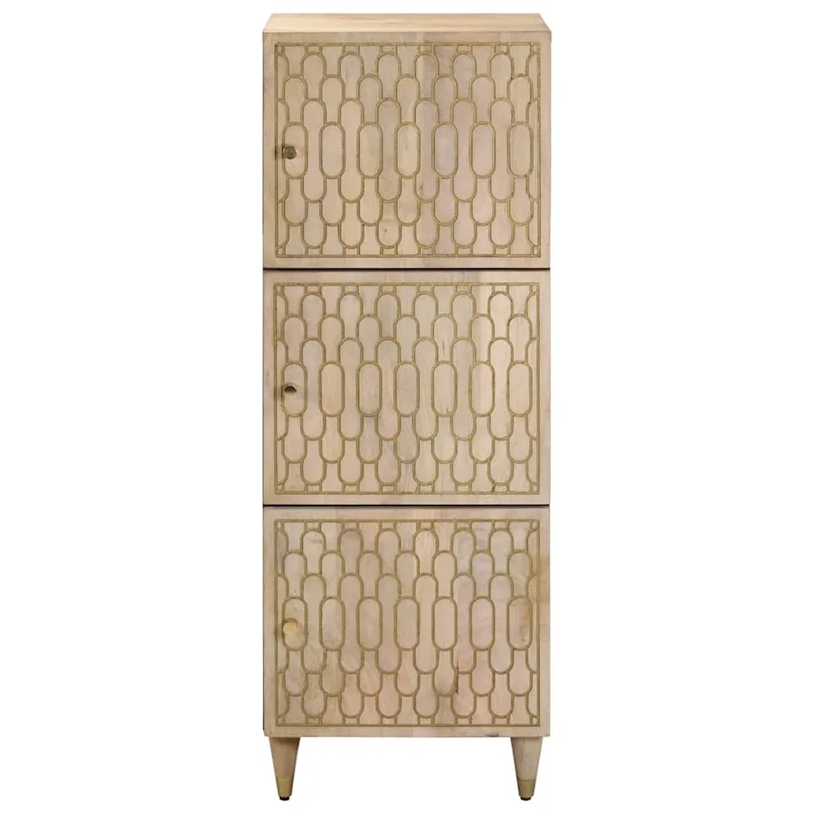 Buffet 40x33x110 cm bois de manguier massif - 3