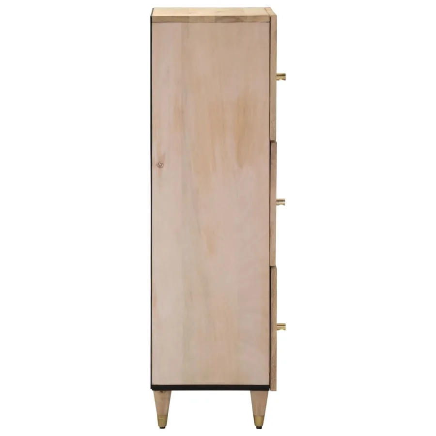 Buffet 40x33x110 cm bois de manguier massif - 4