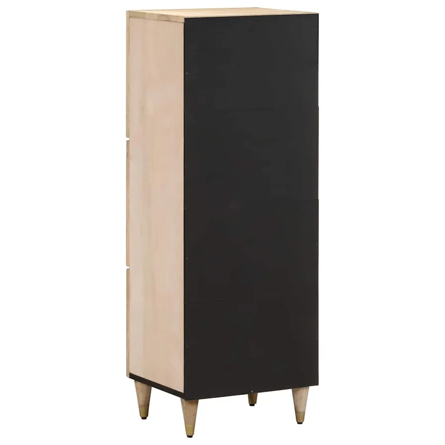Buffet 40x33x110 cm bois de manguier massif - 5