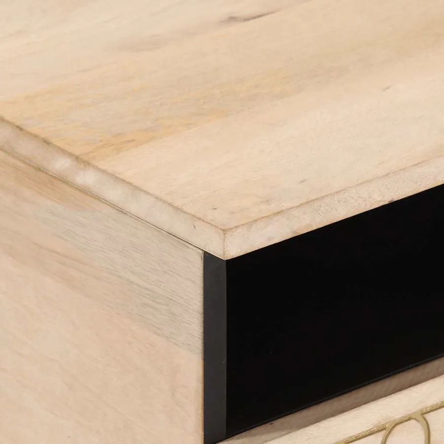 Table basse 80x54x40 cm bois de manguier massif - 6