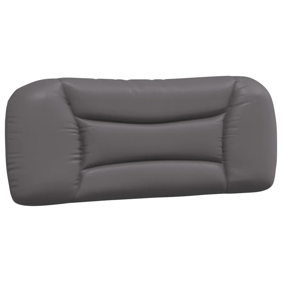 Coussin de tête de lit Hvar gris 100 cm similicuir - 2