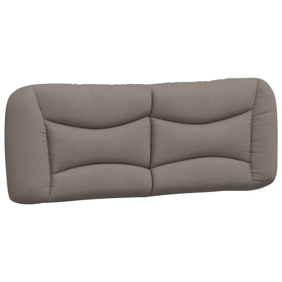 Coussin de tête de lit Hvar taupe 120 cm tissu - 2