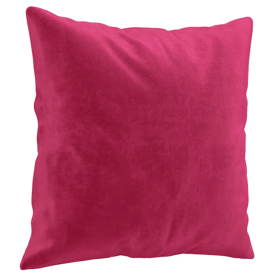 Canapé 3 places avec oreillers bordeaux 180 cm velours - 6