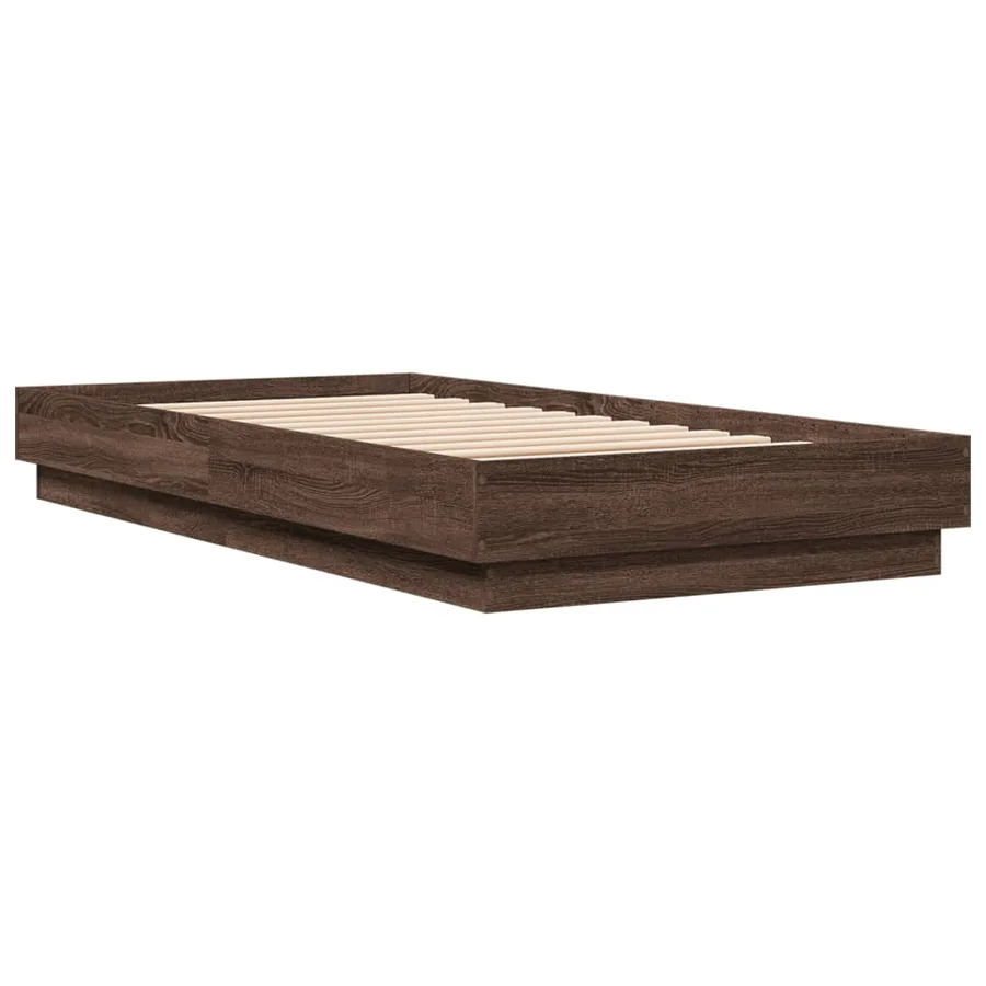 Cadre de lit sans matelas avec lumières LED 90x190 cm - 3