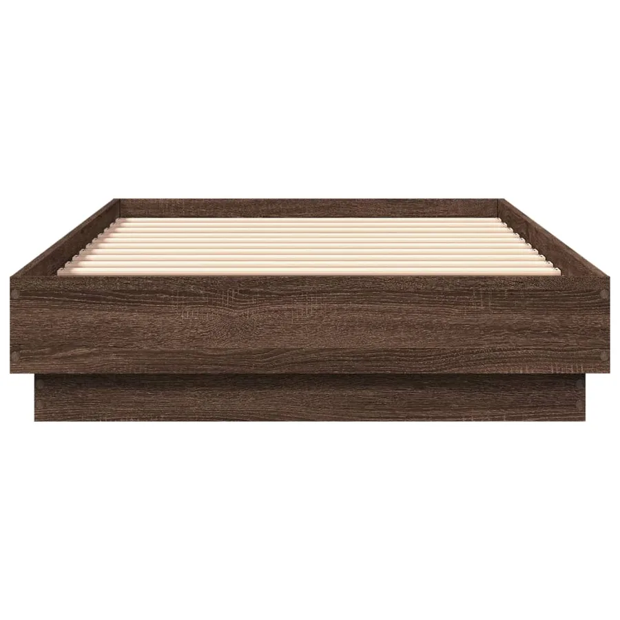 Cadre de lit sans matelas avec lumières LED 90x190 cm - 6