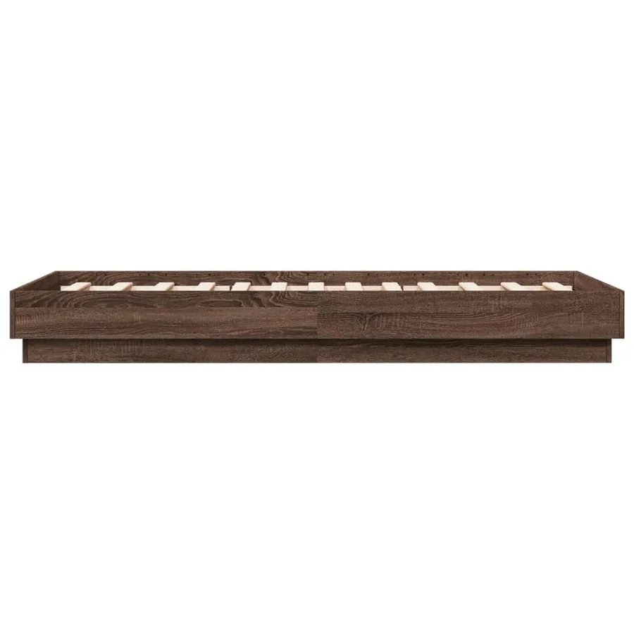 Cadre de lit sans matelas avec lumières LED 90x190 cm - 7