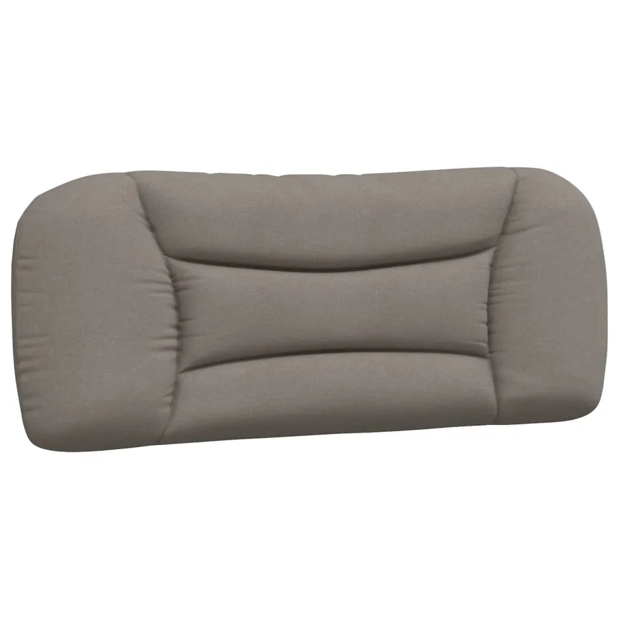 Lit avec matelas Hvar taupe 100x200 cm tissu - 5