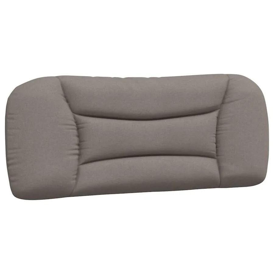 Cadre de lit sans matelas Hvar taupe 100x200 cm tissu - 8