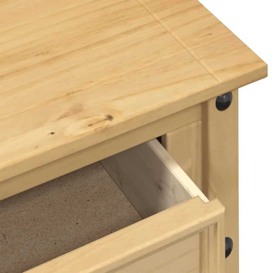 Table d'appoint Corona 50x50x50 cm bois de pin massif - 7