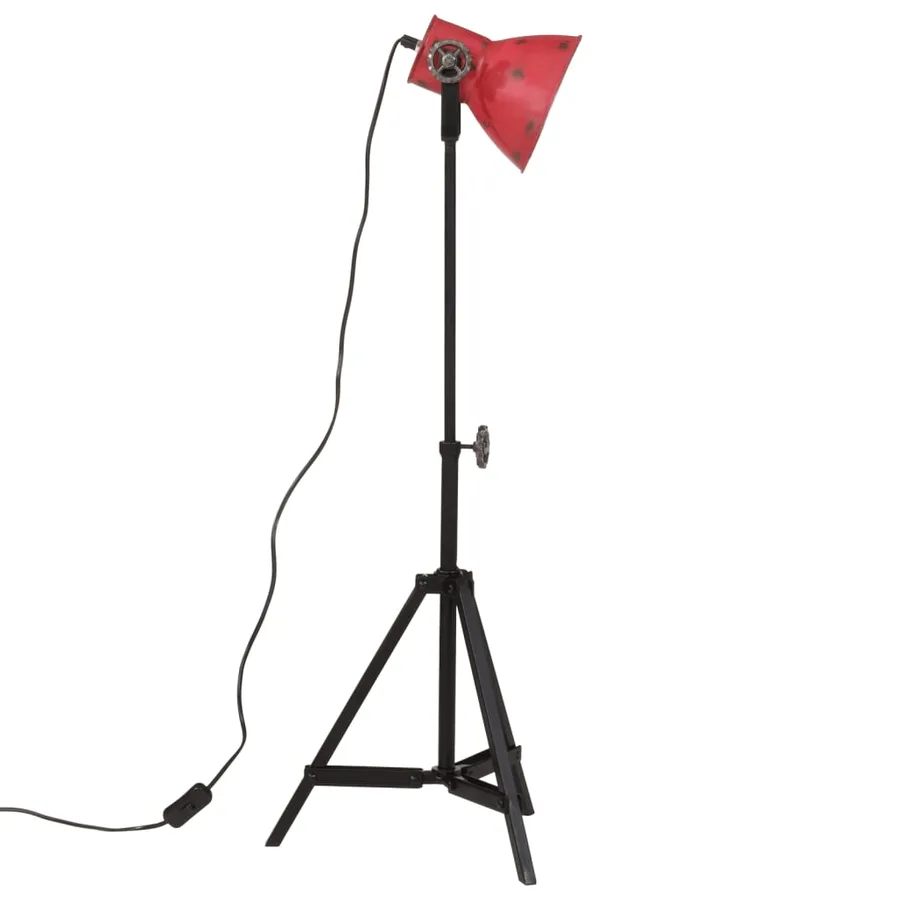 Lampadaire 25 W rouge délavé 35x35x65/95 cm E27 - 4