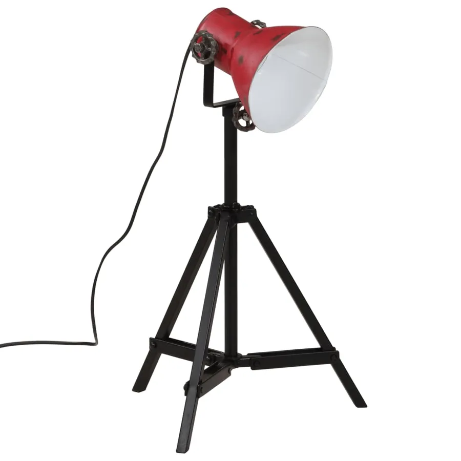 Lampadaire 25 W rouge délavé 35x35x65/95 cm E27 - 6