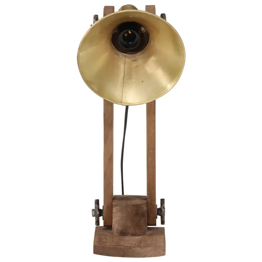 Lampe de bureau 25 W laiton antique 23x13x52 cm E27 - 3