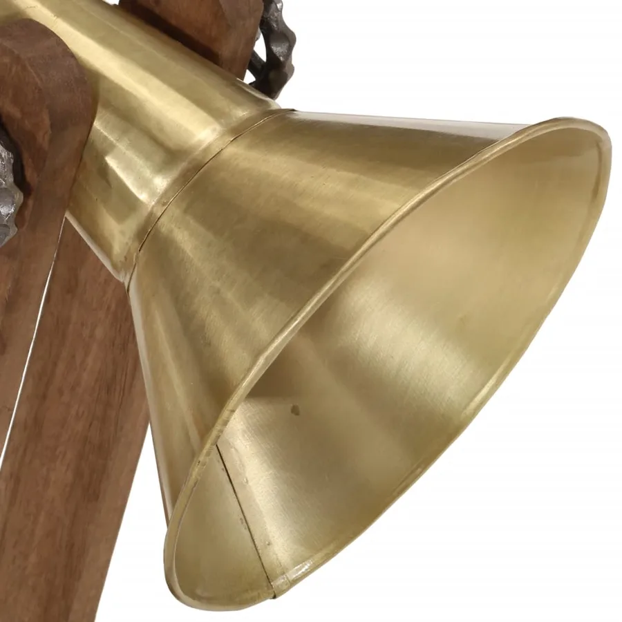Lampe de bureau 25 W laiton antique 23x13x52 cm E27 - 7