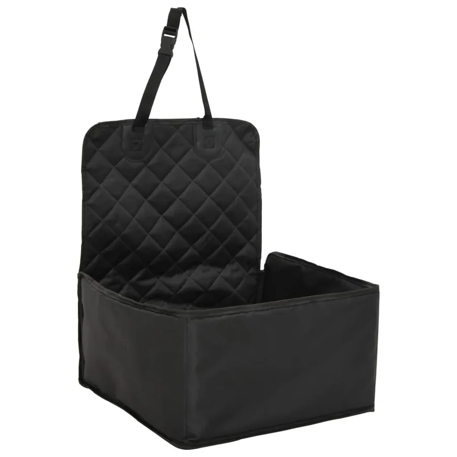 Siège de voiture pour chien noir 45x45x25/55 cm - 2