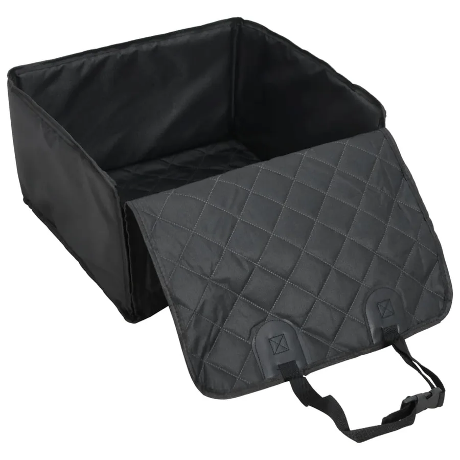 Siège de voiture pour chien noir 45x45x25/55 cm - 7