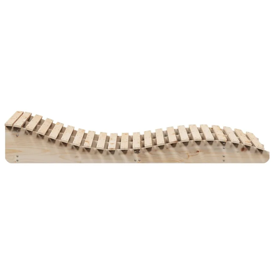 Chaise longue 205x110x31,5 cm bois massif de pin - 5