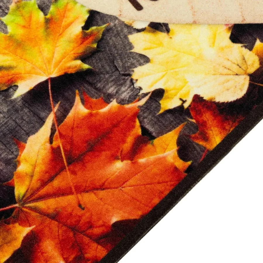 Tapis de cuisine lavable impression d'automne 45x150 cm velours - 3