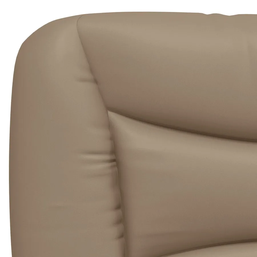 Lit avec matelas Hvar cappuccino 140x190 cm similicuir - 6
