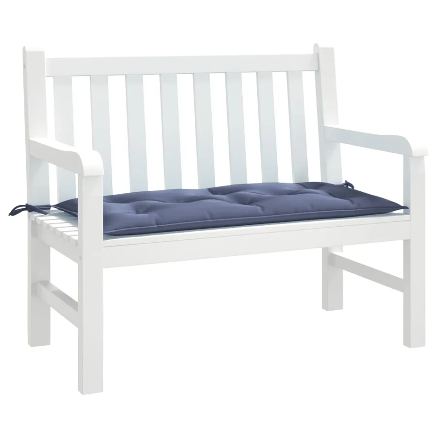 Coussin de banc de jardin bleu marine 100x50x7 cm tissu oxford - 3