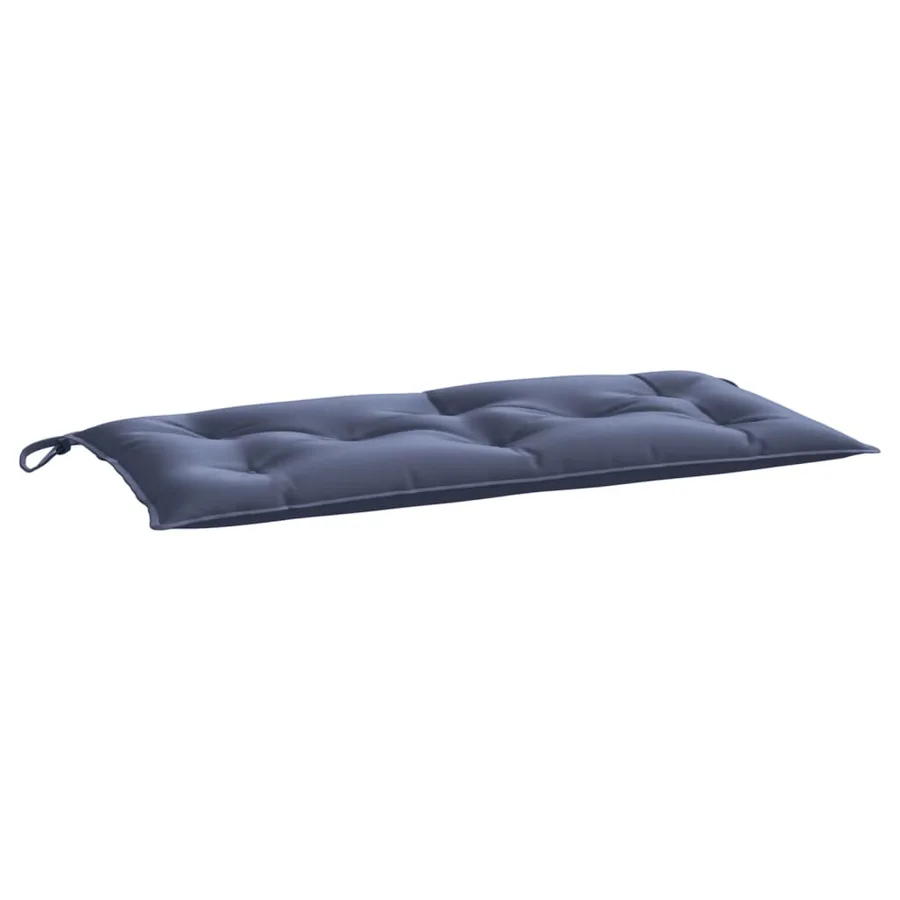 Coussin de banc de jardin bleu marine 100x50x7 cm tissu oxford - 4