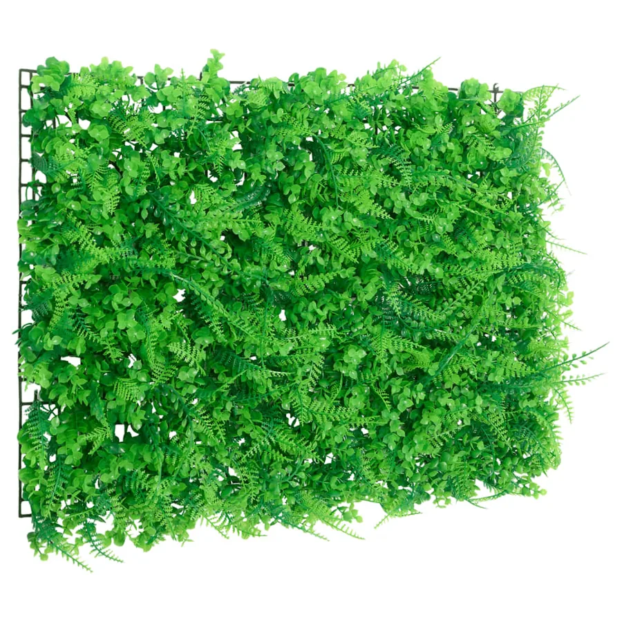 Clôture feuilles de fougère artificielles 24 pcs vert 40x60 cm - 3