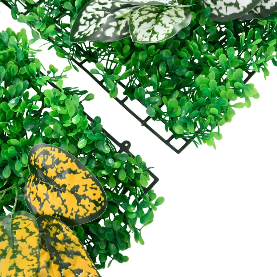 Clôture à plantes artificielles 24 pcs vert 40x60 cm - 5