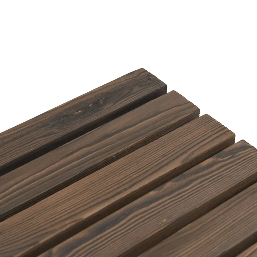 Salon de jardin 2 pcs bois de sapin massif - 7