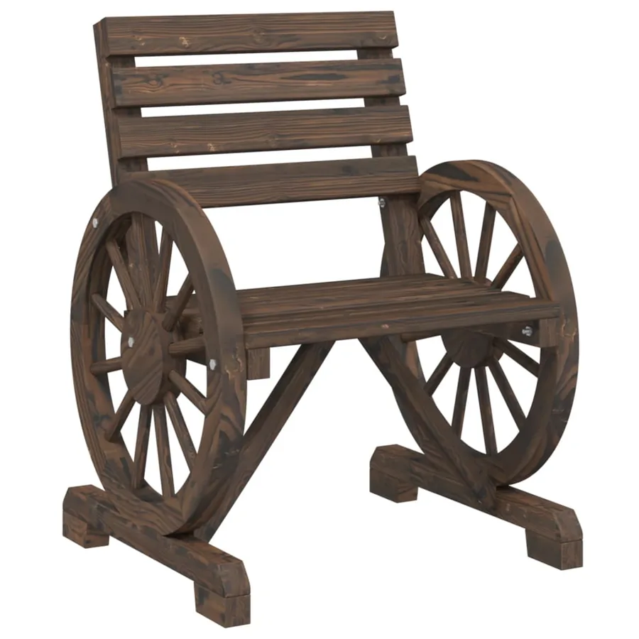 Chaises de jardin Bois de sapin massif - 2