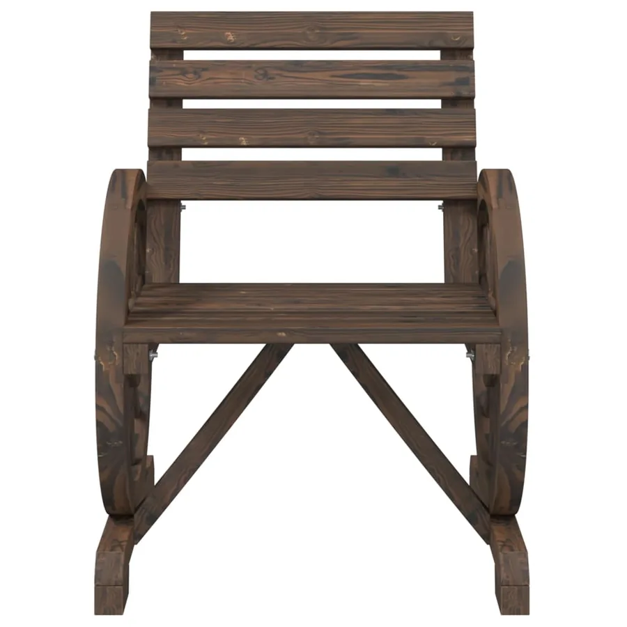 Chaises de jardin Bois de sapin massif - 4