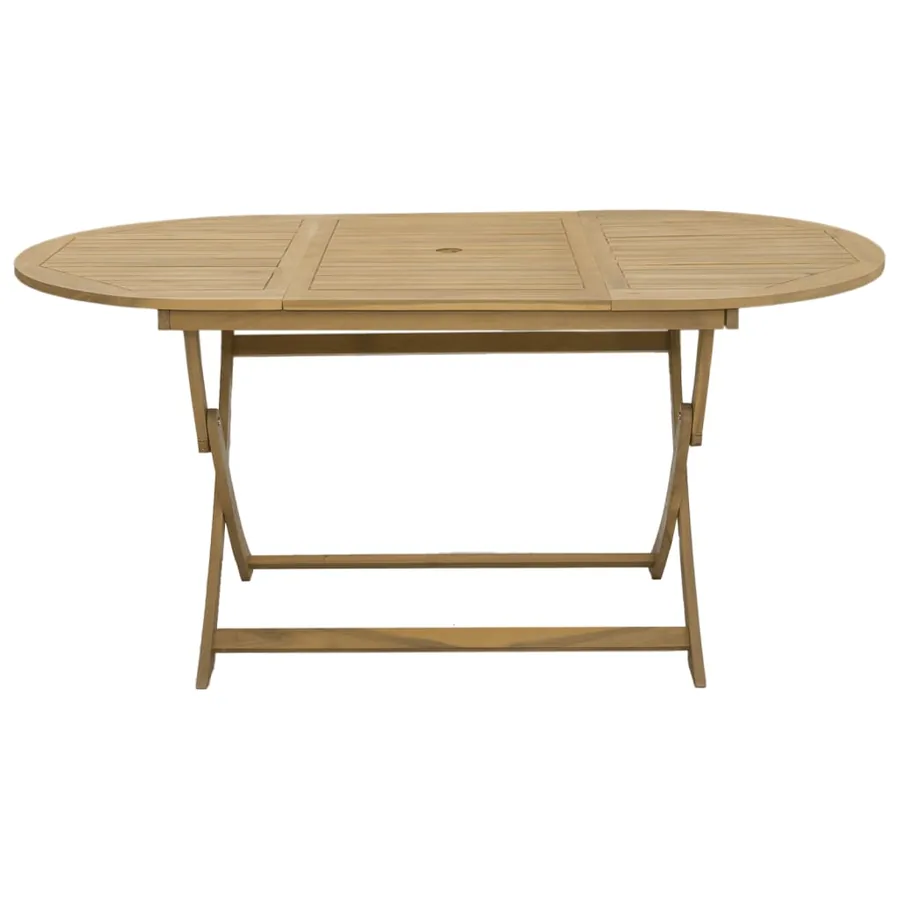 Ensemble à manger de jardin 9 pcs bois d'acacia solide - 7