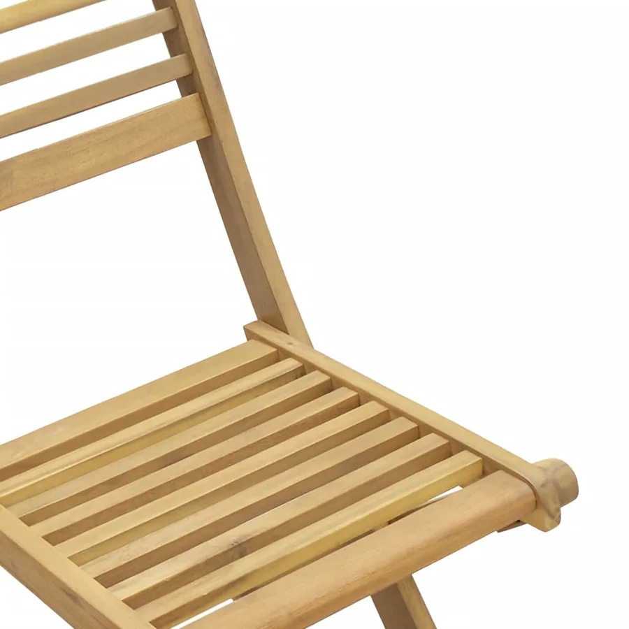Ensemble à manger de jardin 9 pcs bois d'acacia solide - 8