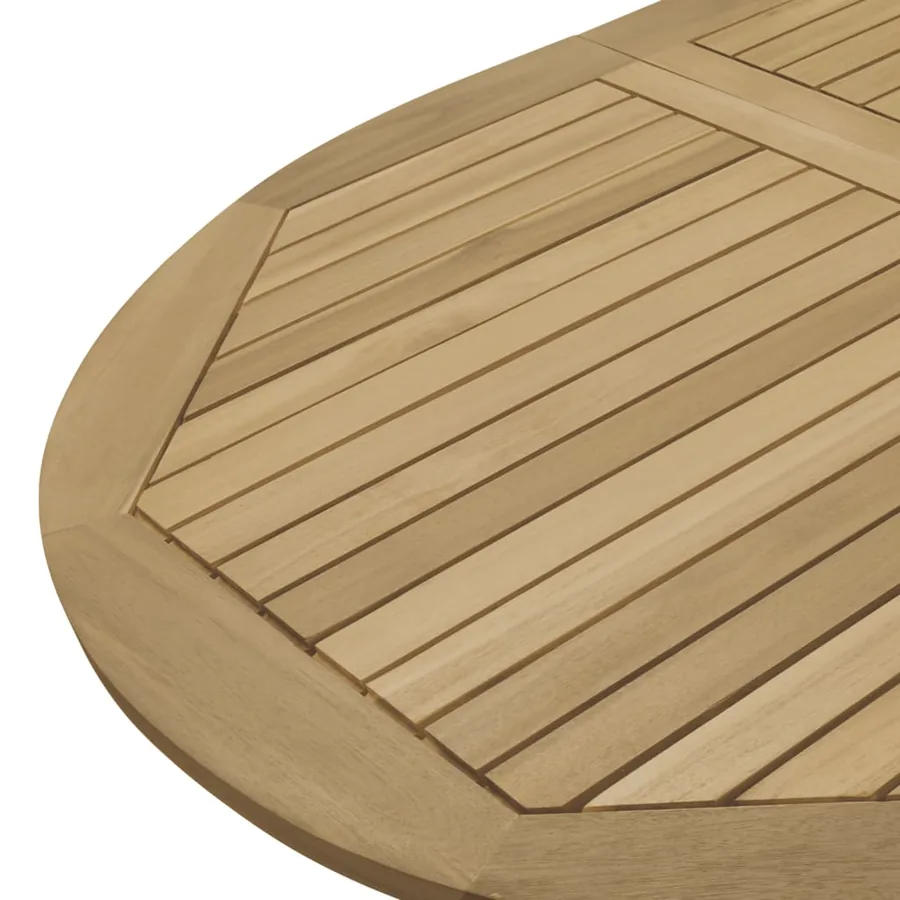 Ensemble à manger de jardin 9 pcs bois d'acacia solide - 9
