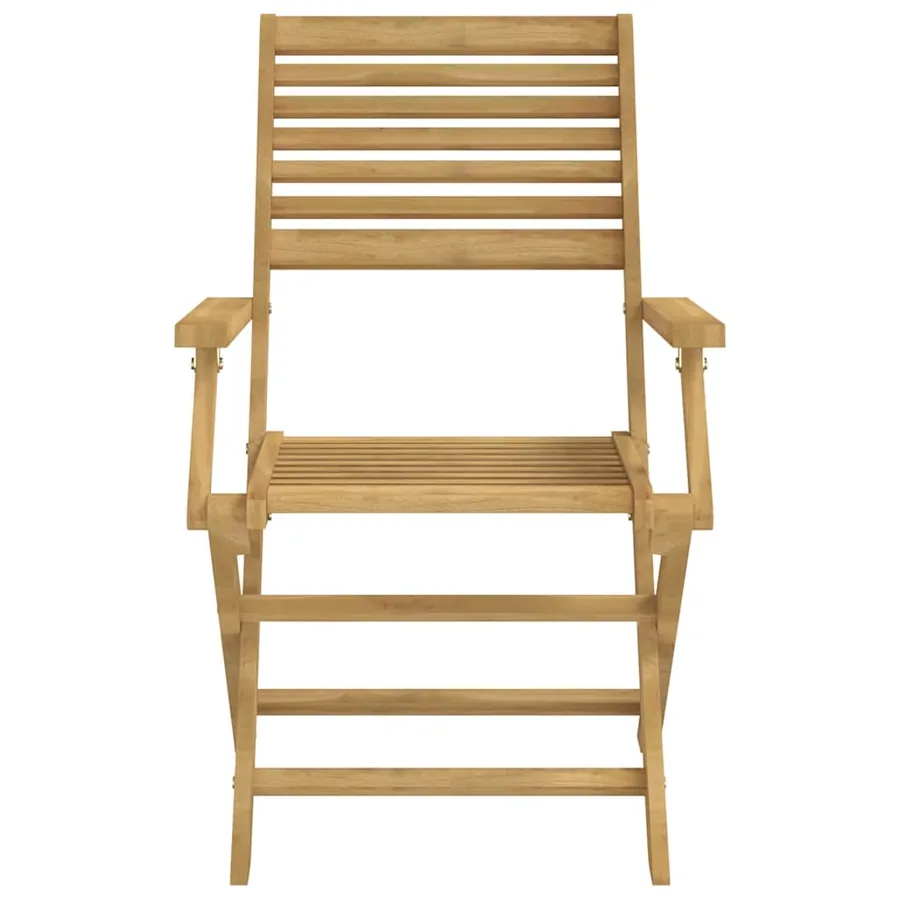 Ensemble à manger de jardin 9 pcs bois d'acacia solide - 5
