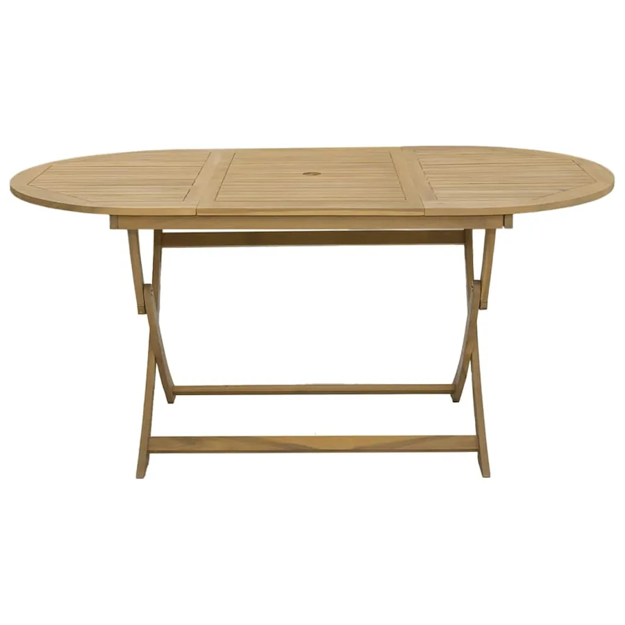 Ensemble à manger de jardin 9 pcs bois d'acacia solide - 7