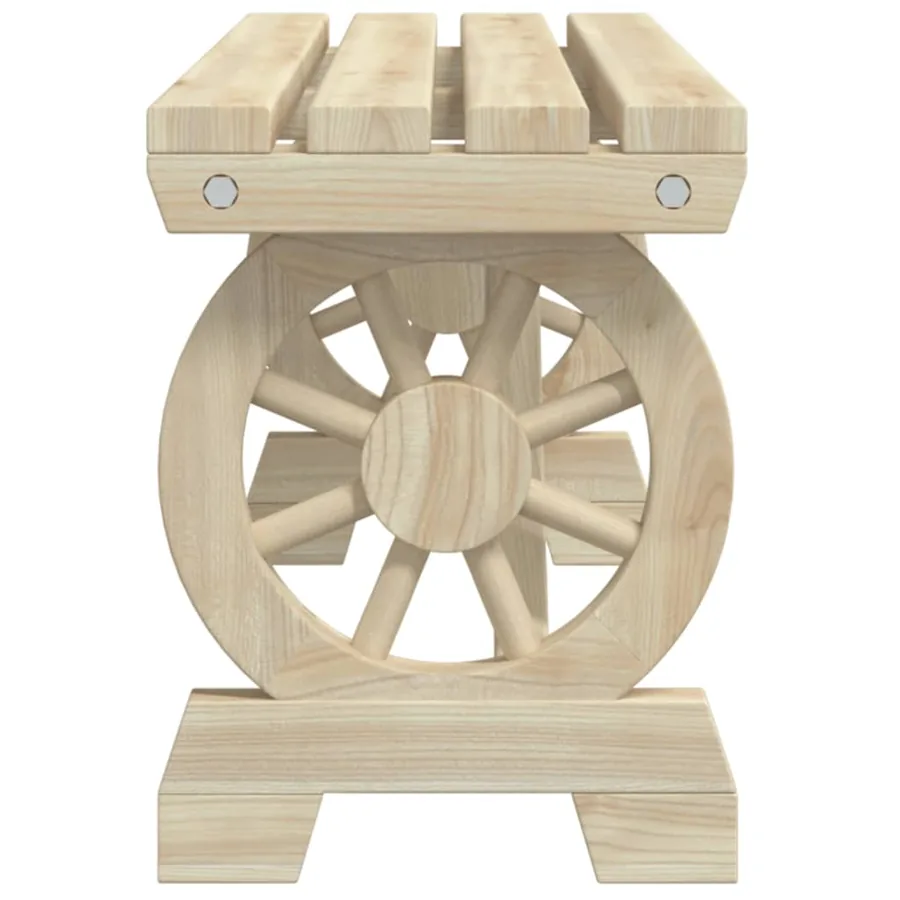Bancs de jardin lot de 2 bois de sapin massif - 5