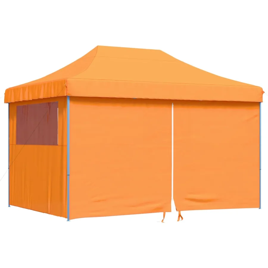 Tente de réception pliable escamotable avec 4 parois latérales - 2