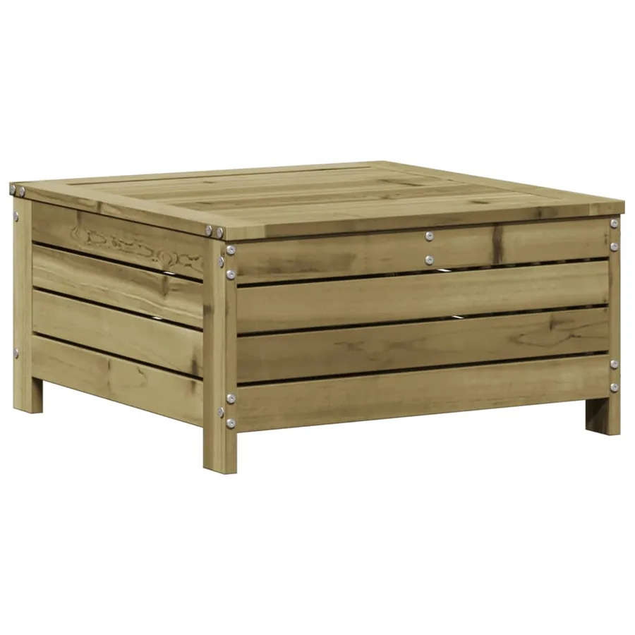 Salon de jardin 7 pcs avec coussins bois de pin imprégné - 7