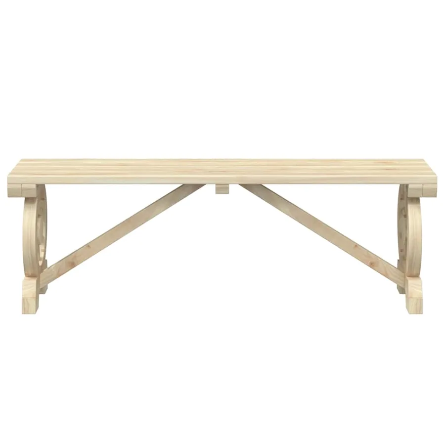 Ensemble à manger de jardin 3 pcs bois de sapin massif - 9
