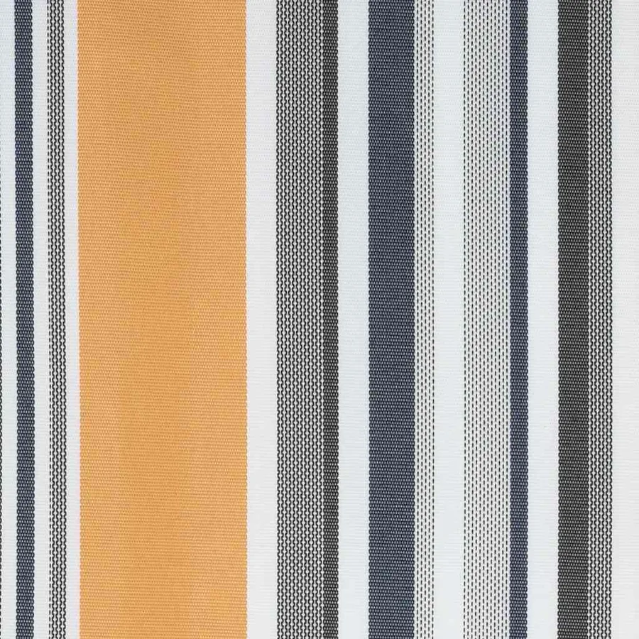 Tissu de remplacement pour auvent orange et bleu 4x3,5 m polyester - 6