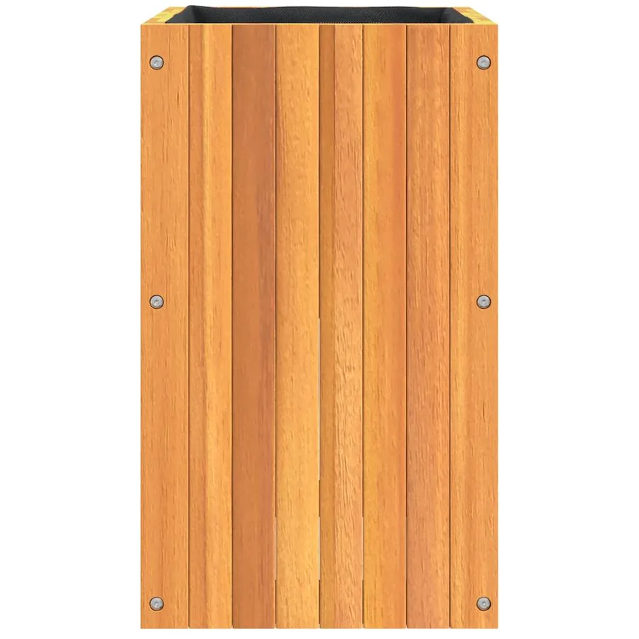 Jardinière 35x35x60 cm bois massif d'acacia - 6