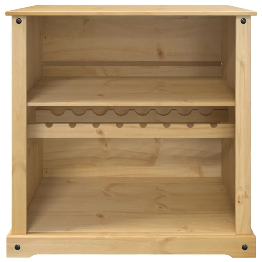 Armoire à vin Corona 107,5x51x105,5 cm bois de pin massif - 4