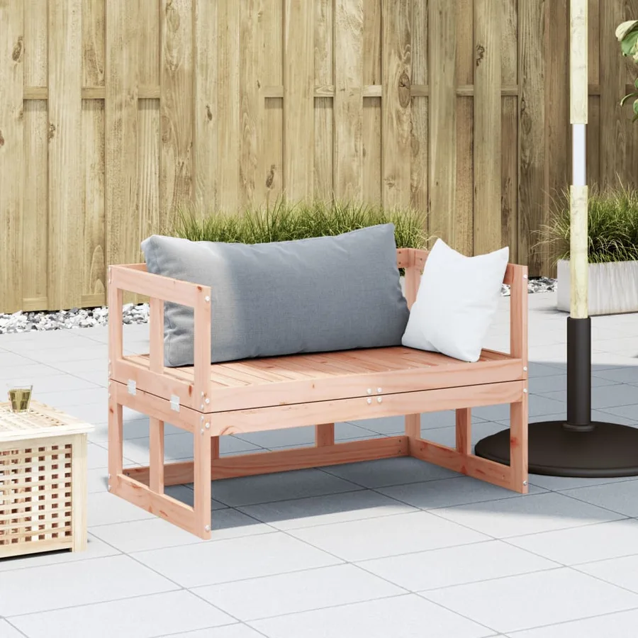 Canapé de jardin extensible bois massif de douglas - 3
