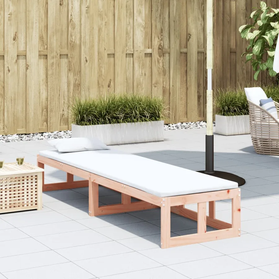 Canapé de jardin extensible bois massif de douglas - 4