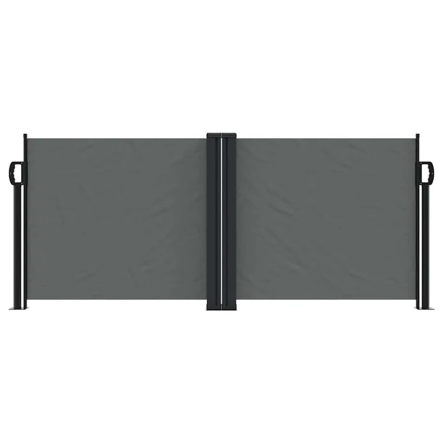 Auvent latéral rétractable anthracite 100x1000 cm - 3