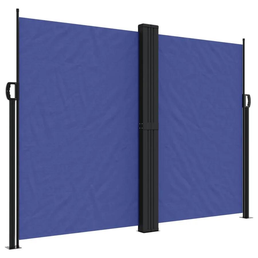 Auvent latéral rétractable bleu 180x600 cm - 2