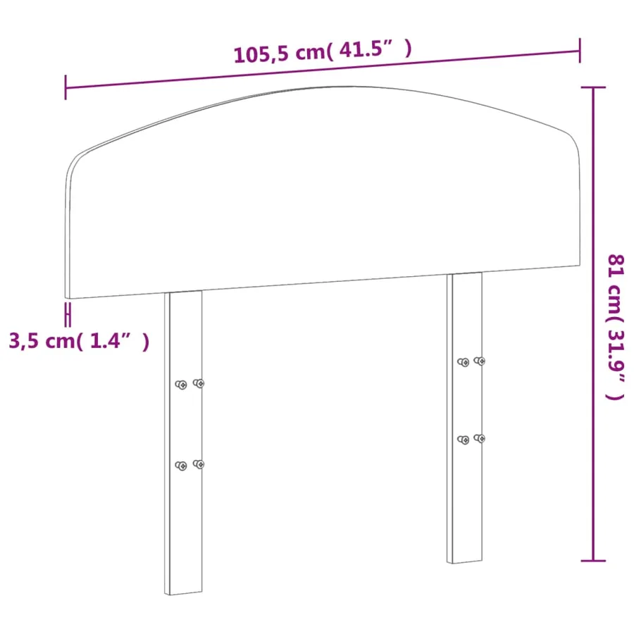 Tête de lit cire marron 100 cm bois massif de pin - 9