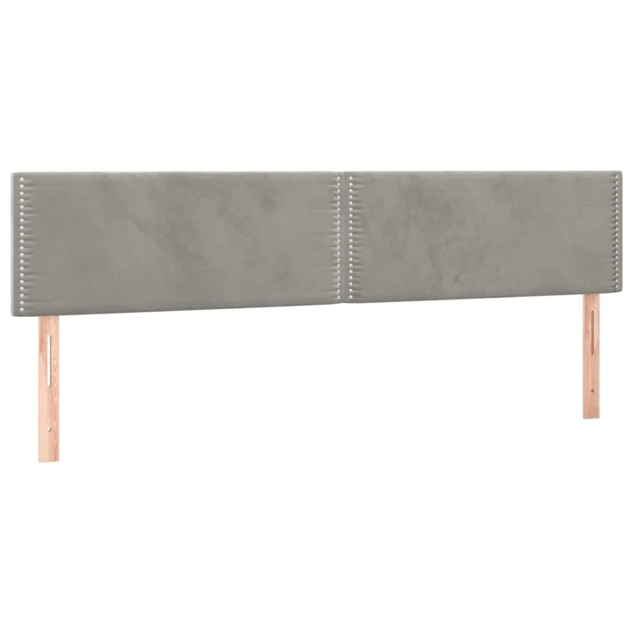 Sommier à lattes de lit avec matelas LED gris clair 120x190 cm - 9